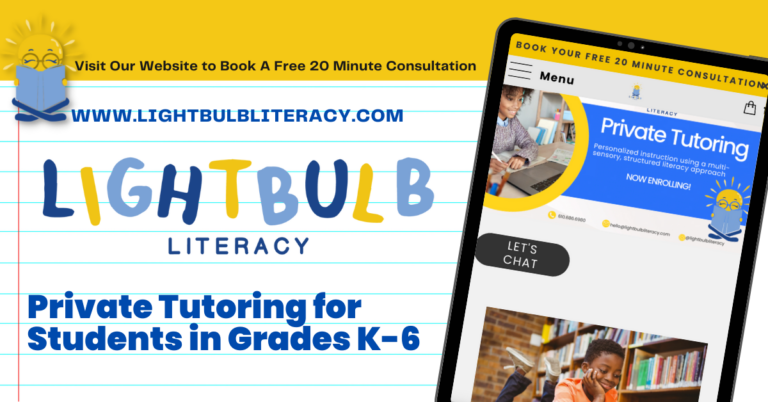 Lightbulb Learning Center | Reading & Dyslexia Specialists | Compensatory Education Provider